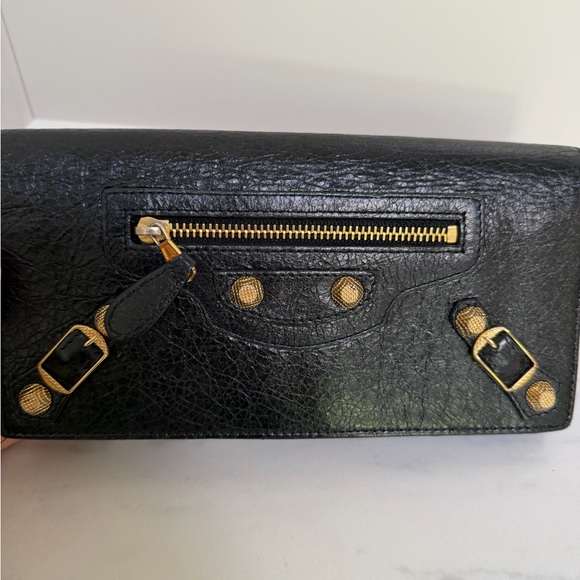 Balenciaga Giant 12 Continental Moto Wallet | Lambskin | Y2K Era - Picture 6 of 6